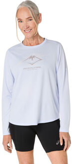 ASICS Fujitrail Logo Longsleeve T-Shirt Dames navy - XS