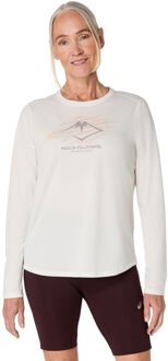 ASICS Fujitrail Logo Longsleeve T-Shirt Dames wit