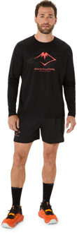 ASICS Fujitrail Logo Longsleeve T-Shirt Heren zwart/zwart - 2XL