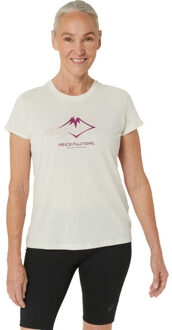 ASICS Fujitrail Logo T-Shirt Dames beige - M