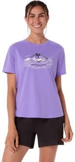 ASICS Fujitrail Logo T-Shirt Dames paars - S