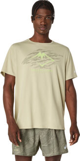 ASICS Fujitrail Logo T-Shirt Heren bruin