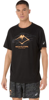 ASICS Fujitrail Logo T-Shirt Heren zwart/zwart - M