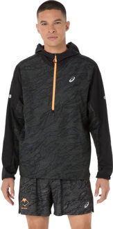 ASICS Fujitrail Packable Windbreaker Heren zwart/zwart - S