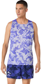 ASICS Fujitrail Singlet Heren blauw