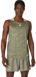ASICS Fujitrail Singlet Heren bruin - XL