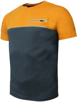 ASICS fuzeX Heren Geel Reflecterend T-shirt - maat Grijs