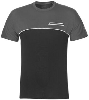 ASICS fuzeX heren grijs reflecterend T-shirt - XL