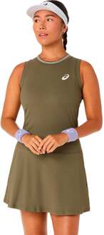 ASICS Game  Jurk Dames-olijf - L