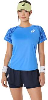 ASICS Game T-shirt Dames-Blauw - XS