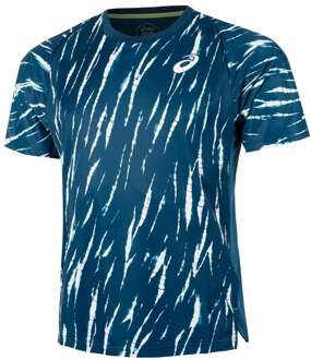 ASICS Game T-shirt Heren-Blauw - M