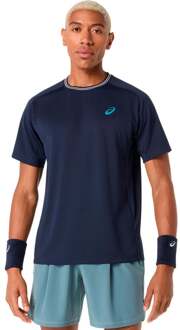 ASICS Game   T-shirt Heren-donkerblauw - XL