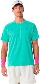 ASICS Game   T-shirt Heren-groen - M