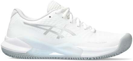 ASICS Gel-Challenger 14 Clay Tennisschoenen Dames wit - zilver - 40