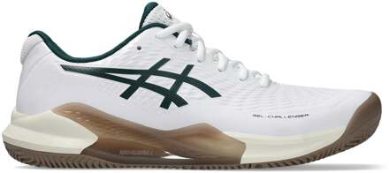 ASICS Gel-Challenger 14 Clay Tennisschoenen Heren-Wit,Donkergroen - 40,40.5,41.5,42,42.5,43.5,44,44.5,45,46,46.5,47,48,49,50.5