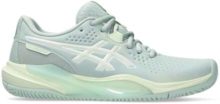 ASICS Gel-Challenger 15 Tennisschoenen Dames-Blaugrau,Limoen - 44