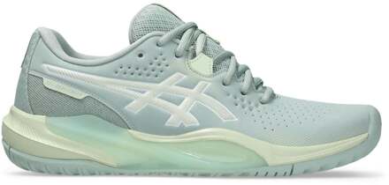 ASICS Gel-Challenger 15 Tennisschoenen Dames-Blaugrau,Limoen - 44