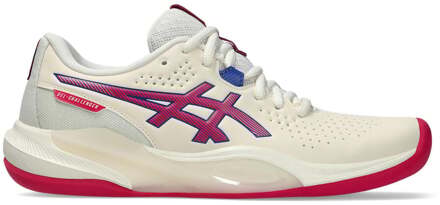 ASICS Gel-Challenger 15 Tennisschoenen Dames-Crème,Berry - 36