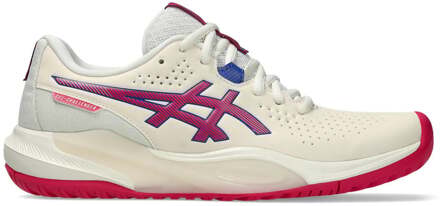 ASICS Gel-Challenger 15 Tennisschoenen Dames-Crème,Berry - 40
