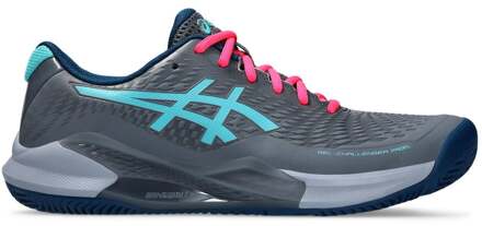 ASICS Gel-Challenger Padel Schoen Heren-Grijs,Lichtblauw - 44.5