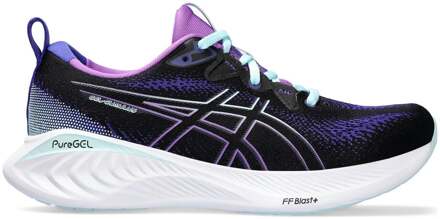 ASICS Gel-Cumulus 25 Hardloopschoenen Dames paars - zwart - licht blauw - 38