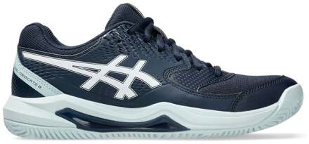 ASICS Gel-Dedicate 8 Clay Tennisschoenen Dames-donkerblauw, wit - 39