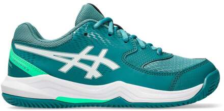 ASICS GEL-DEDICATE 8 PADEL GS Padel schoen Kinderen-petrolblauw, wit - 32.5,33,33.5,34.5,35,35.5,36,37,37.5,38,39,39.5,40