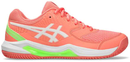 ASICS GEL-DEDICATE 8 PADEL Padel schoen Dames-koraal, wit - 43.5