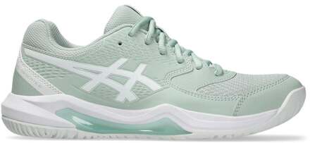 ASICS Gel-Dedicate 8 Tennisschoenen Dames-Blaugrau,Wit - 44