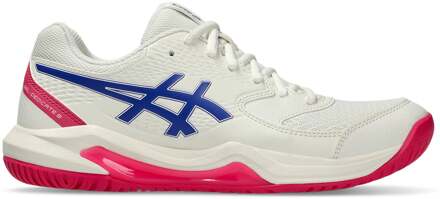 ASICS Gel-Dedicate 8 Tennisschoenen Dames-Crème,Donkerblauw - 37,37.5,38,39,39.5,40,40.5,41.5,42,42.5,43.5,44,44.5