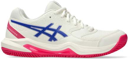 ASICS Gel-Dedicate 8 Tennisschoenen Dames-Crème,Donkerblauw - 39.5