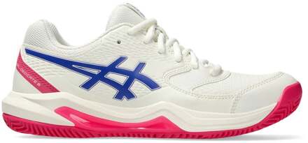 ASICS Gel-Dedicate 8 Tennisschoenen Dames-Crème,Donkerblauw - 40