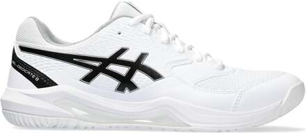 ASICS Gel-Dedicate 8 Tennisschoenen Heren-Wit,Zwart - 40,40.5,41.5,42,42.5,43.5,44,44.5,45,46,46.5,47,48,49