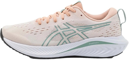 ASICS Gel-Excite 10 Hardloopschoenen Dames crème - oranje - groen - 40