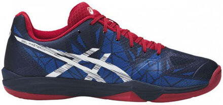 ASICS Gel-Fastball 3 Indoorschoenen Heren Sportschoenen - Maat 42.5 - Mannen - blauw/wit/rood