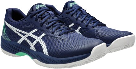 ASICS Gel-Game 9 Clay/OC Tennisschoenen Heren donkerblauw - wit - groen - 42 1/2