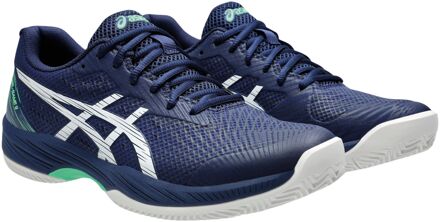 ASICS Gel-Game 9 Clay/OC Tennisschoenen Heren donkerblauw - wit - groen - 42