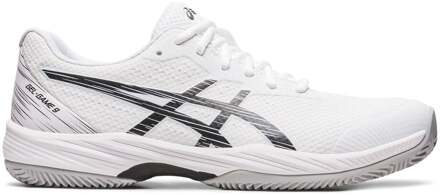 ASICS Gel-Game 9 Clay/OC Tennisschoenen Heren wit - zwart - grijs - 46 1/2