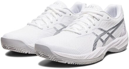 ASICS Gel-Game 9 Padelschoenen Dames wit - zilver - 40