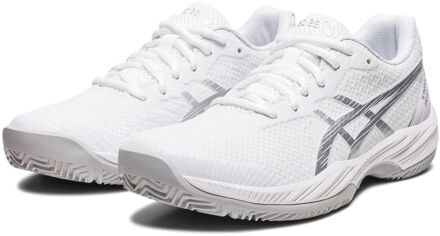 ASICS Gel-Game 9 Padelschoenen Dames wit - zilver - 41 1/2