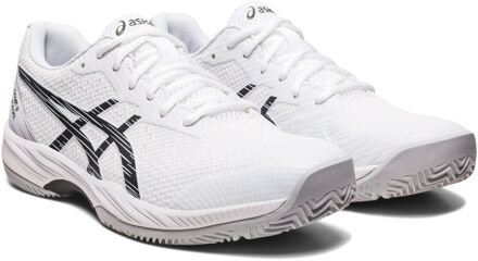 ASICS Gel-Game 9 Padelschoenen Heren wit - zwart - 42