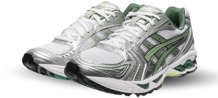 ASICS Gel-kayano 14 white pure silver slate grey sage - maat 40,5 Grijs