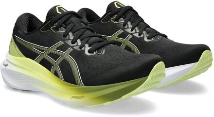 ASICS GEL-KAYANO 30 Running Shoes - Black/Glow Yellow - UK 8.5