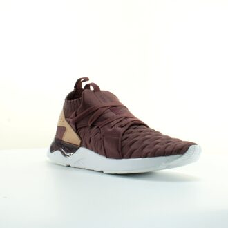 ASICS Gel-Lyte V Sanze Knit Dames Bourgondië Trainers - maat Bruin