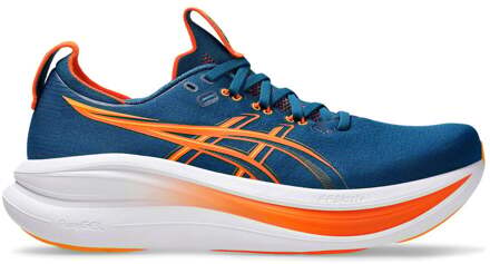 ASICS Gel-Nimbus 28 Neutrale schoen Heren-blauw, oranje - 42.5