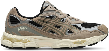 ASICS GEL-NYC Sneakers Heren - Zwart - Maat 41.5 - Mesh/Synthetisch Black