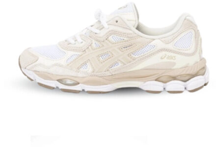 ASICS Gel-nyc white feather grey - maat 44,5 Wit