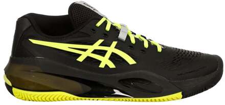 ASICS GEL-RESOLUTION X CLAY Tennisschoenen Heren-zwart, neongeel - 39.5,40,40.5,41.5,42.5,43.5,44,44.5,45,46,46.5,48,49,50.5