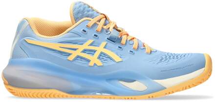 ASICS Gel-Resolution X Padel Schoen Dames-Blaugrau,Oranje blauwgrijs - 40.5