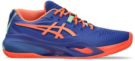 ASICS Gel-Resolution X Padel Schoen Heren-Donkerblauw,Koraal - 44.5
